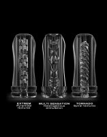 DORCEL Deep Blow Multi Sensation Masturbator Transparent