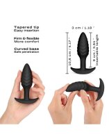 DORCEL Wavy Plug - Anal Plug Black 3 cm