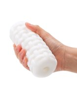 DORCEL Texturierter Masturbator Cup - Eng Wei&szlig;