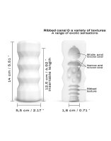 DORCEL Texturierter Masturbator Cup - Exotic Wei&szlig;