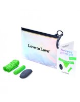 Love to Love Secret Panty 2 Panty Vibrator with remote control Green