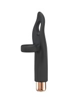 Love to Love Vibrating Tickle Me Finger Vibrator Black