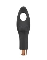 Love to Love Vibrating Tickle Me Finger Vibrator Black