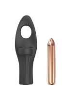 Love to Love Vibrating Tickle Me Finger Vibrator Black