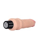 LoveToy Vibrating Real Softee 7.8" / 19.8 cm Realistische Vibrerende Dildo Nude