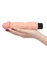 LoveToy Vibrating Real Softee 7.8" / 19.8 cm Realistische Vibrerende Dildo Nude