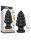 LoveToy King Size Vibrating Anal Cracker 7" / 18 cm Black