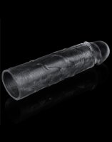 LoveToy Flawless Clear Penis Sleeve + 1" / 2.5 cm Transparant