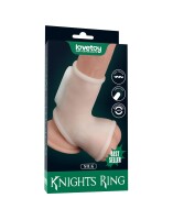 LoveToy Silk Knights Ring Vibrating Penis Sleeve White