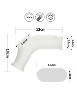 LoveToy Silk Knights Ring Vibrating Penis Sleeve White