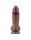 LoveToy Dual Layered Silicone Dildo XXL 28 cm (&Oslash;7.4 cm) Brown