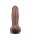 LoveToy Dual Layered Silicone Dildo XXL 28 cm (&Oslash;7.4 cm) Brown