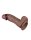 LoveToy Dual Layered Silicone Dildo XXL 28 cm (&Oslash;7.4 cm) Brown