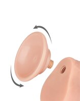 LoveToy - Sliding Skin Dildo 18.3 cm (&Oslash; 3.5 cm) - Nude