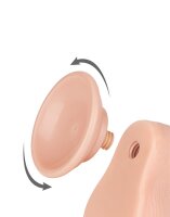 LoveToy - Sliding Skin Dildo 19.5 cm (&Oslash; 3.7 cm) - Nude