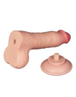 LoveToy - Sliding Skin Dildo 20 cm (&Oslash; 3.9 cm) - Nude