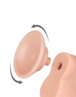 LoveToy - Sliding Skin Dildo 20 cm (&Oslash; 3.9 cm) - Nude