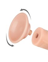 LoveToy - Sliding Skin Dildo 20 cm (&Oslash; 3.8 cm) - Nude