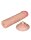 LoveToy - Sliding Skin Dildo 20 cm (&Oslash; 3.8 cm) - Nude