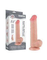 LoveToy - Sliding Skin Dildo 20.8 cm (&Oslash; 4 cm) - Nude
