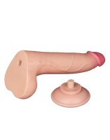 LoveToy - Sliding Skin Dildo 20 cm (&Oslash; 4 cm) - Nude
