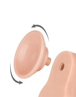 LoveToy - Sliding Skin Dildo 22 cm (&Oslash; 4.3 cm) - Nude