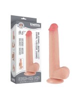 LoveToy - Sliding Skin Dildo 22 cm (&Oslash; 3.7 cm) - Nude