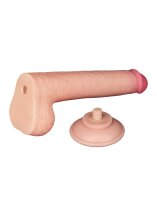 LoveToy - Sliding Skin Dildo 22 cm (&Oslash; 3.7 cm) - Nude