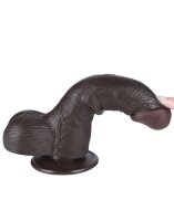 LoveToy - Sliding Skin Dildo 19.5 cm (&Oslash; 3.7 cm) - Black