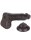 LoveToy - Sliding Skin Dildo 20 cm (&Oslash; 3.9 cm)  - Black
