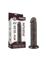 LoveToy - Sliding Skin Dildo 20 cm (&Oslash; 3.8 cm)  - Black
