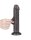 LoveToy - Sliding Skin Dildo 20 cm (&Oslash; 3.8 cm)  - Black