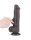 LoveToy - Sliding Skin Dildo 20.8 cm (&Oslash; 4 cm) - Black