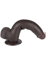 LoveToy - Sliding Skin Dildo 22 cm (&Oslash; 3.7 cm) - Black