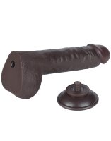 LoveToy - Sliding Skin Dildo 24 cm (&Oslash; 4.3 cm) - Black