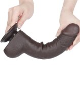 LoveToy - Sliding Skin Dildo 24 cm (&Oslash; 4.3 cm) - Black