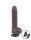 LoveToy - Sliding Skin Dildo 24 cm (&Oslash; 4.3 cm) - Black
