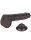 LoveToy - Sliding Skin Dildo 24 cm (&Oslash; 4.3 cm) - Black