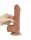 LoveToy - Sliding Skin Dildo 18.3 cm (&Oslash; 3.5 cm) - Brown