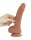 LoveToy - Sliding Skin Dildo 19.5 cm (&Oslash; 3.5 cm) - Brown