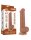 LoveToy - Sliding Skin Dildo 20.8 cm (&Oslash; 4 cm) - Brown