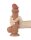 LoveToy - Sliding Skin Dildo 20.8 cm (&Oslash; 4 cm) - Brown