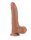 LoveToy - Sliding Skin Dildo 22 cm (&Oslash; 4.3 cm) - Brown