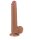 LoveToy - Sliding Skin Dildo 22 cm (&Oslash; 3.7 cm) - Brown