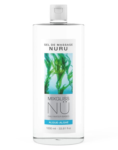 Mixgliss NU Algue 2-in-1 Massage Gel and Water-based Lubricant 1000 ml