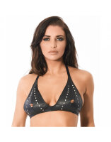 Rimba BH mit Nieten Einheitsgr&ouml;&szlig;e Schwarz