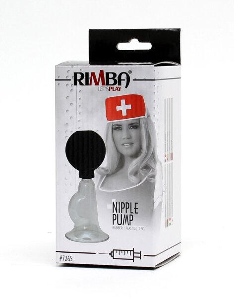 Rimba Nippelpumpe Transparent &Oslash; 5,5 x 14,5 cm