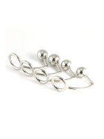 Rimba Cockring with Anal Lock XL Silver