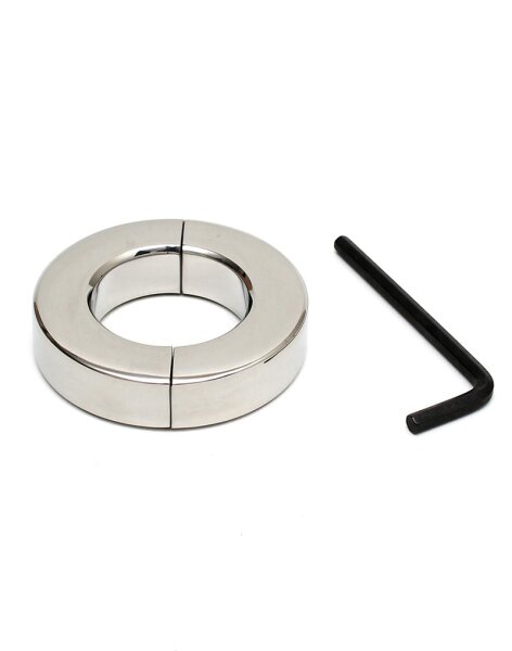 Rimba Edelstahl Ballstretcher mit Inbusschl&uuml;ssel Silber &Oslash; 3,5 cm