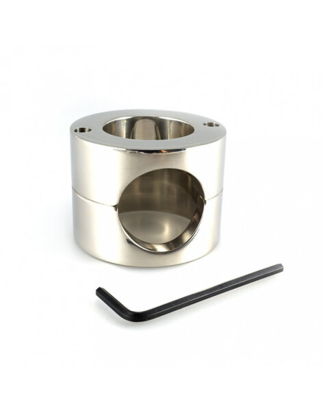 Rimba 2-teiliger Ballstretcher aus Metall Silber &Oslash; 4,5 cm